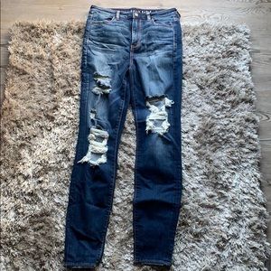 American Eagle highest rise jegging